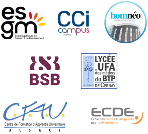 Logos d'écoles et centres de formations